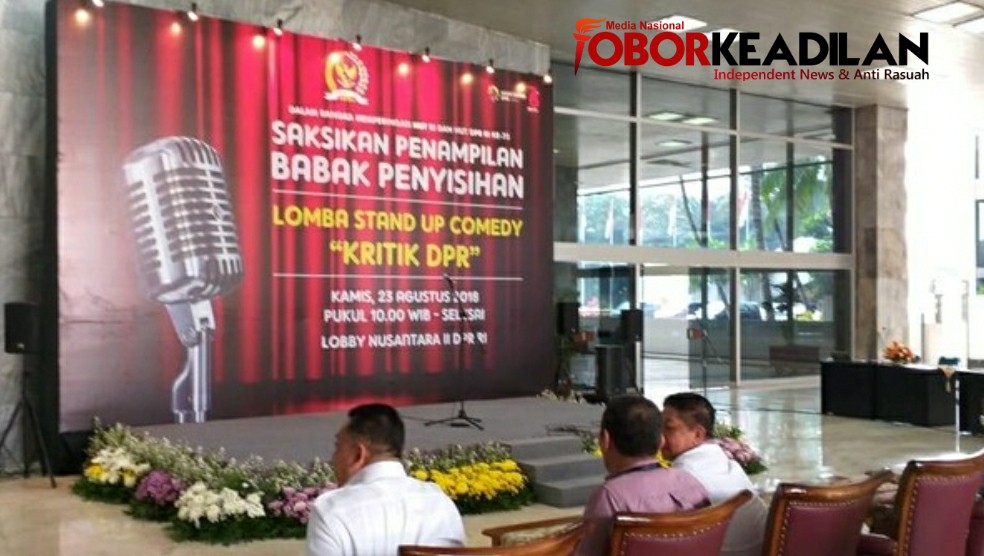 Bamsoet : Membuka Acara Lomba stand up comedy 'Kritik DPR', di Gedung Nusantara II DPR RI, Bukti DPR Bukan Anti Kritik