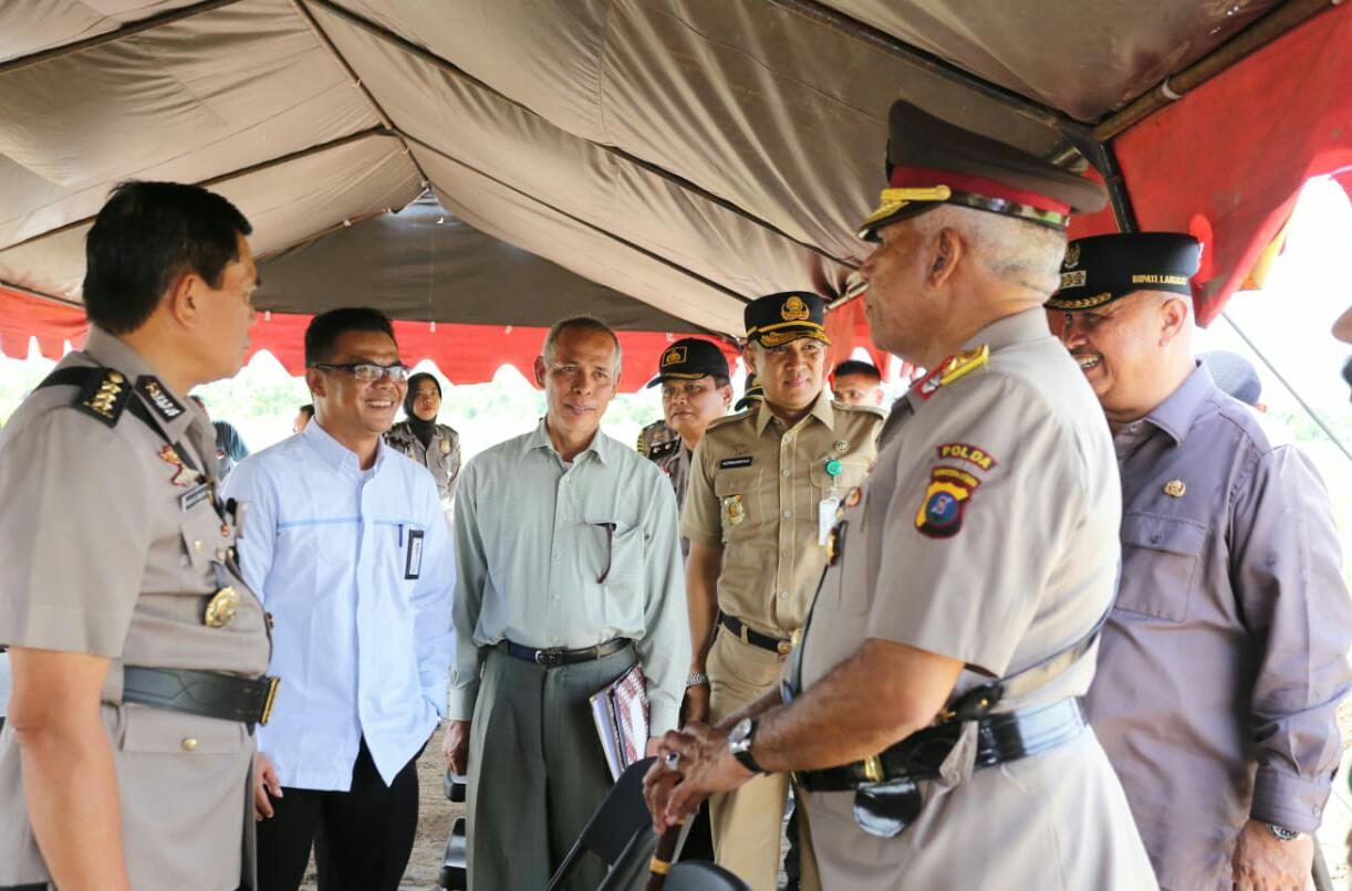 Kapoldasu, Irjen Pol Paulus Waterpauw Kunjungi Lokasi Rencana Pembangunan Rumah Dinas Polres Langkat,