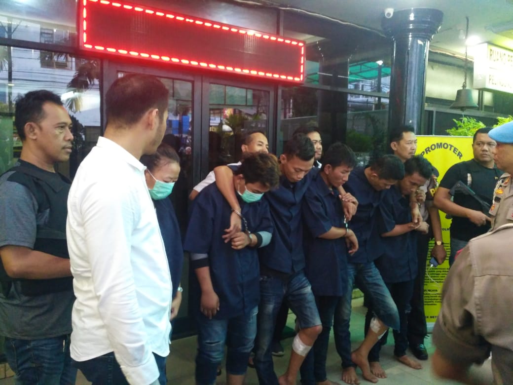 Ungkap Spesialis Curanmor, Polisi Bekuk 6 Pelaku Dua diantaranya Dilumpuhkan Timah Panas