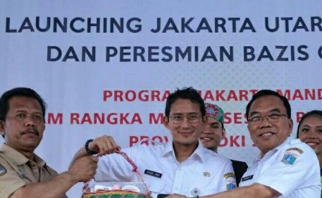 Sandiaga Resmi Luncurkan Ok Oce di Koja Jakarta