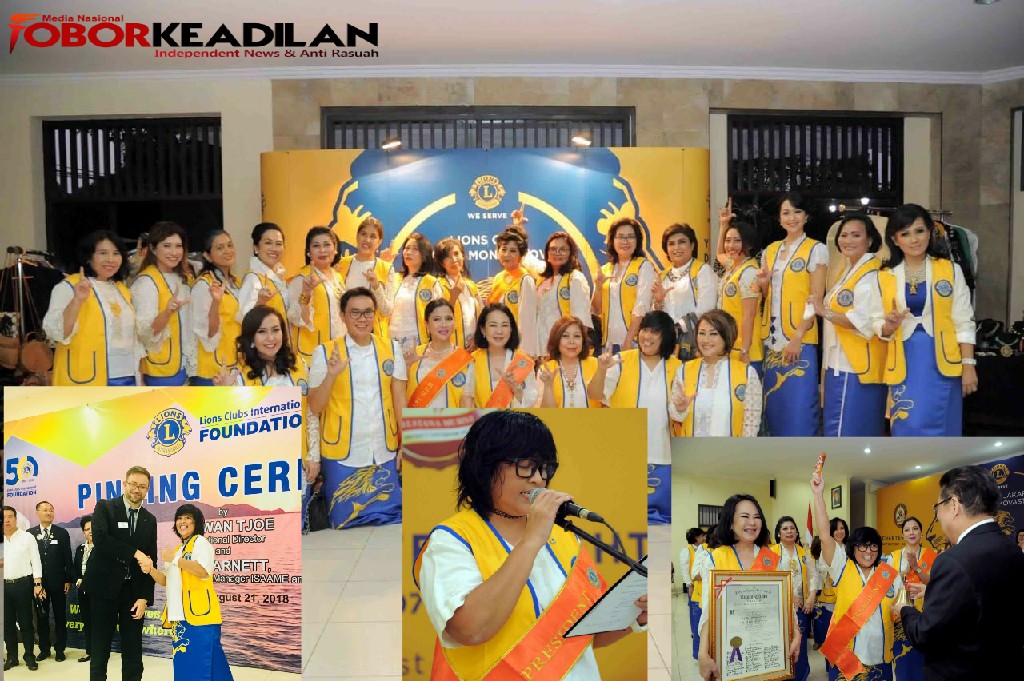 Pelantikan Lion Club Jakarta Monas Movast [ LCJMM ] Berlangsung Hikmad dan Sukses 
