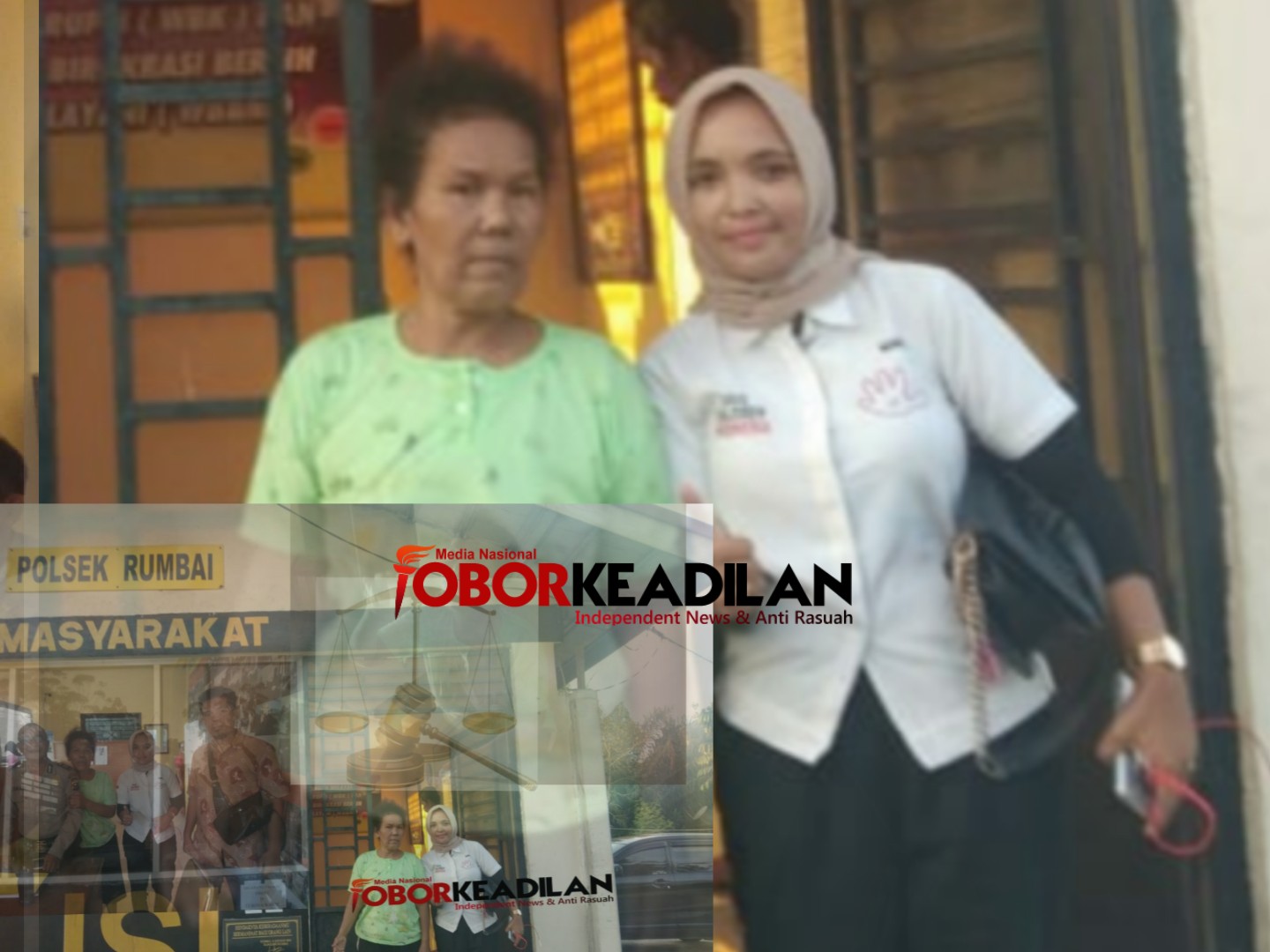 Rika Parlina Aktivis Kemanusiaan TRC PA, Bebaskan seorang Ibu asal Sumut dari Tahanan Polsek Rumbai.