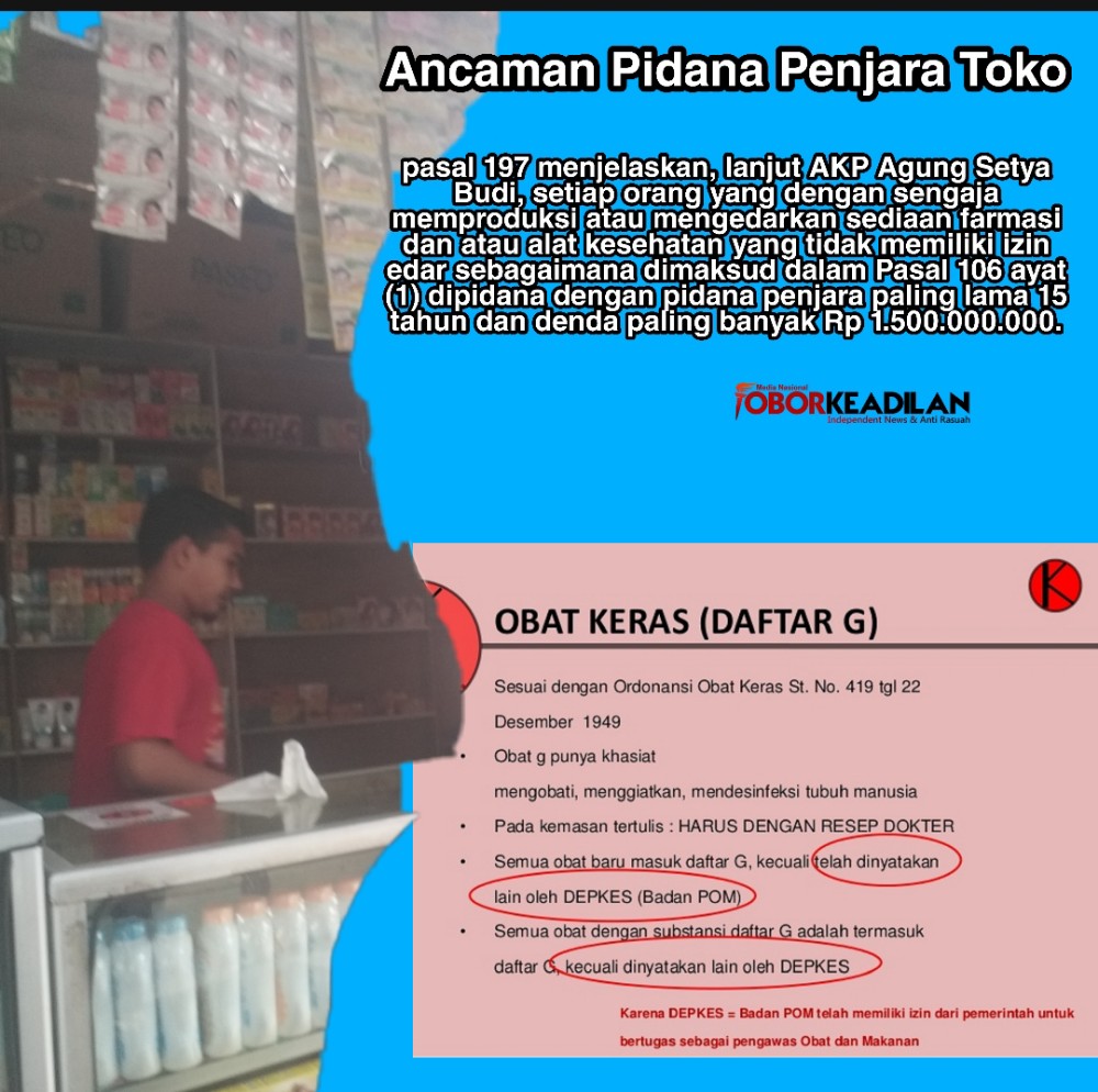 Tak Tersentuh Hukum Toko Obat "Daftar G" Psikotropika di Ciherang Gas Alam Kota Depok Bebas Layani Remaja