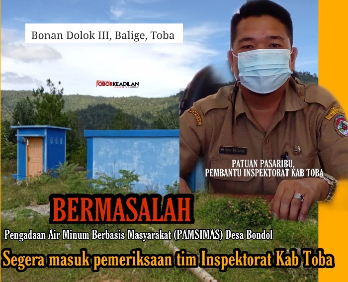 Kades Bonan Dolok lll Balige Gaya Tenggen Jawab Wartawan Terkait Kasus Pamsimas, Ini Kata Inspektorat Toba