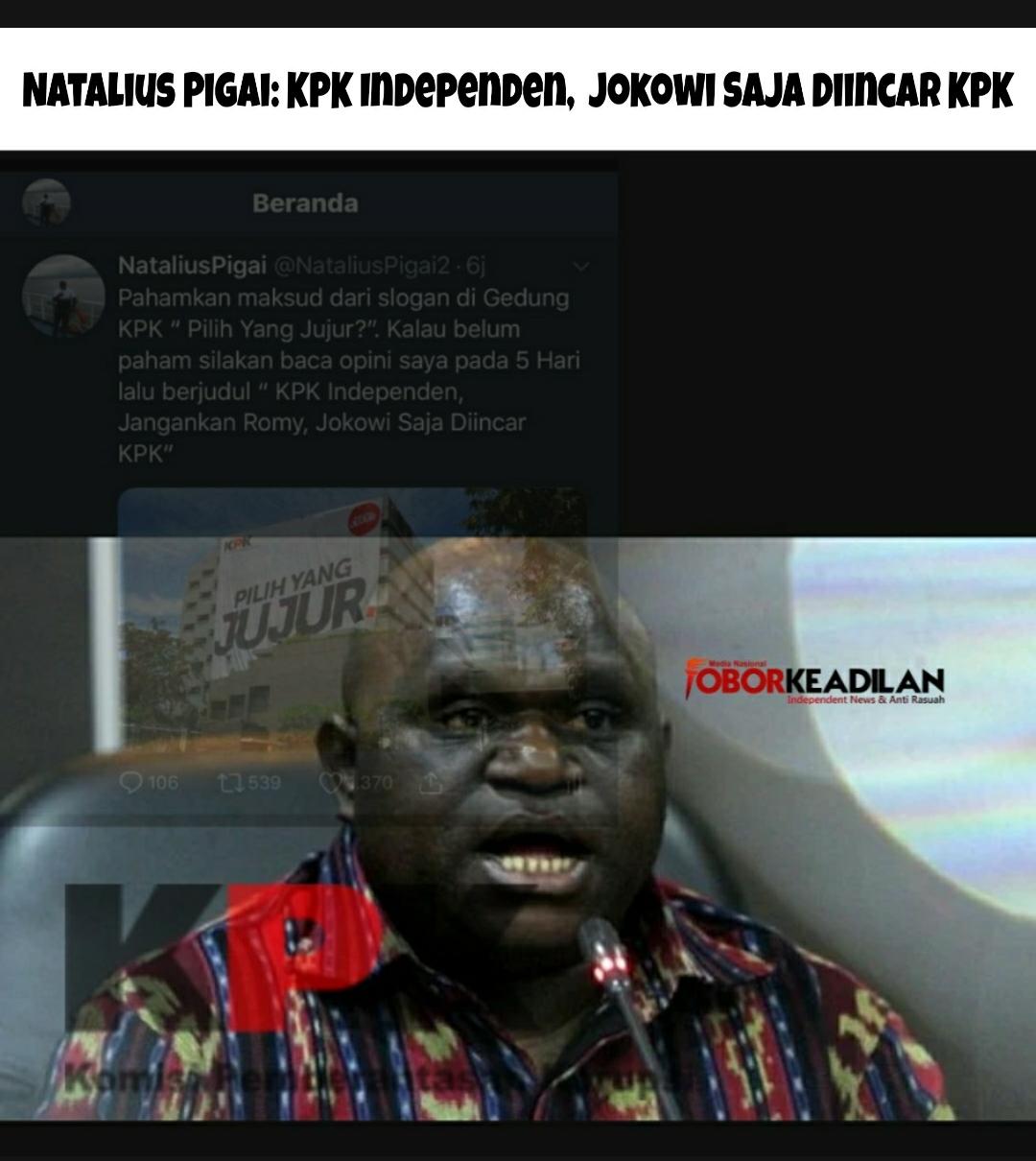Natalius Pigai: Apel Rp 18 M vs Bencana Sentani Cuma 1 M
