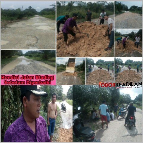 Viral ! Kades Petani ini Rela Rogoh Kocek Pribadi Bahkan  Berkubang Lumpur Demi Perbaiki Jalan Warganya
