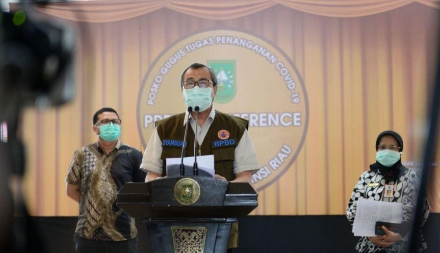 Pasien Positif Corona Di Riau Bertambah Menjadi 7 Orang, 6 Dalam Perawatan dan 1 Orang Sembuh