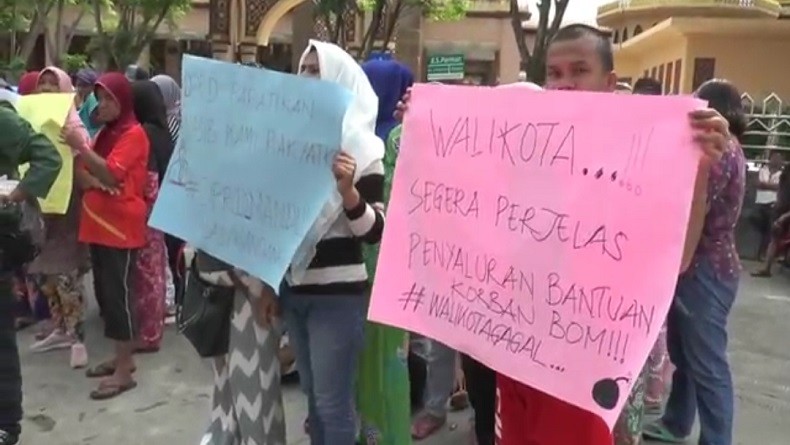 Korban Terdampak Bom Teroris Sibolga Geruduk DPRD, Agar Dana Segera Dicairkan