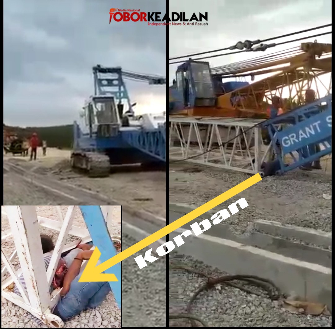 Aprianto Manik, warga Samosir Sumut Meninggal Kecelakaan Kerja Di Proyek Tol Trans Sumatera Ruas Pekanbaru - Dumai.