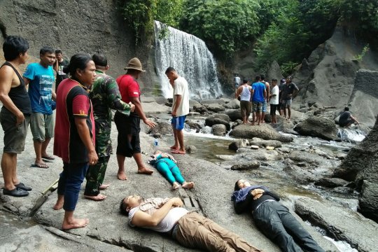 3 Warga Tewas Tertimpa Batu di Air Terjun Pantai Salak Langkat Saat Berarung Jeram