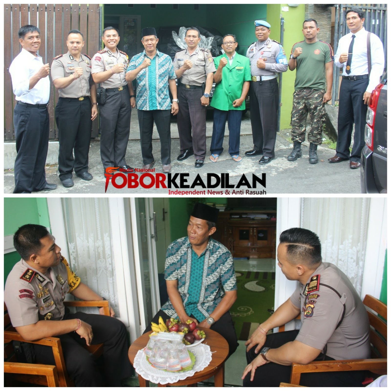 Kapolres Badung-Bali Silaturahmi ke Tokoh Masyarakat Dan Ketua GP Anshor Badung, Perangi Hoax