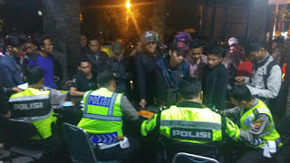 KEKUATAN 719 PERSONIL ,POLRES BOGOR LAKUKAN RAZIA SKLA BESAR