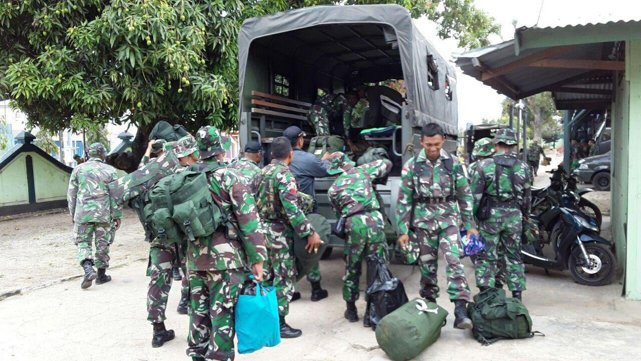 SATGAS TMMD KE-103 KODIM 1707/MERAUKE DIBERANGKATKAN KE KABUPATEN MAPPI