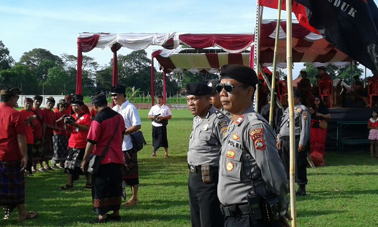 Deklarasi Pasangan KBS – ACE,Polres Badung-Bali, Lakukan Pengamanan