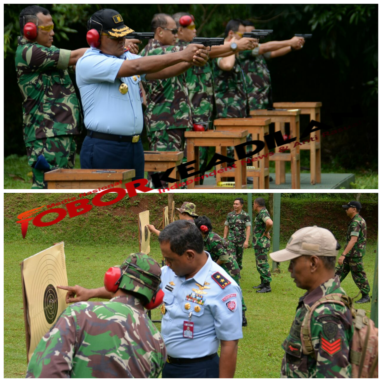 Prajurit Koopsau I Uji Kemampuan Menembak