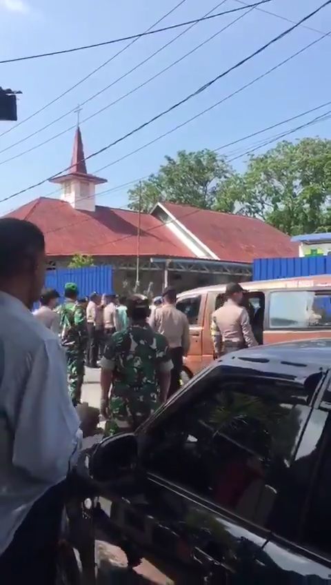 Viral,,,Gereja Santo Yoseph Tanjung Balai Karimun Kembali Disatroni Gerombolan Massa INTOLERAN 
