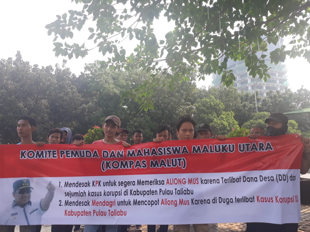 Komite Pemuda Maluku Utara : KPK Harus Periksa Aliong Mus"