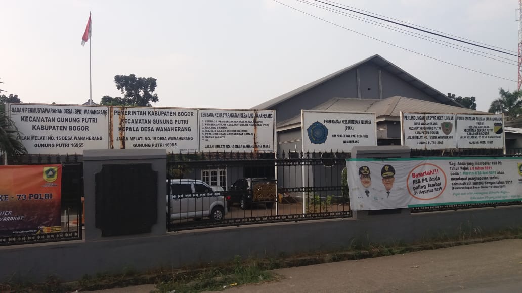 Pemekaran Daerah Otonomi Baru ( DOB ) Bogor Timur Disetujui Kades Wanaherang, Dengan Syarat Ibukotanya Kec. Gunung Putri