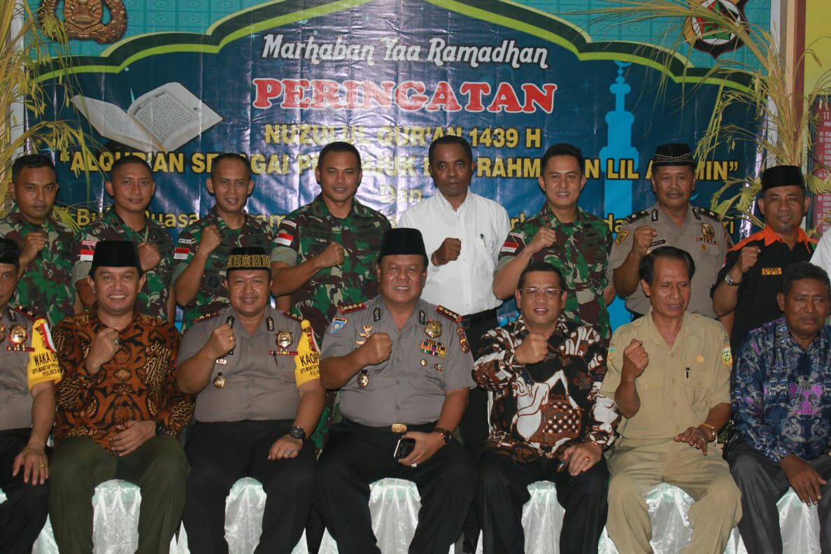 Marawis Satgas Yonif Para Raider 501 Kostrad Getarkan Mapolres Keerom