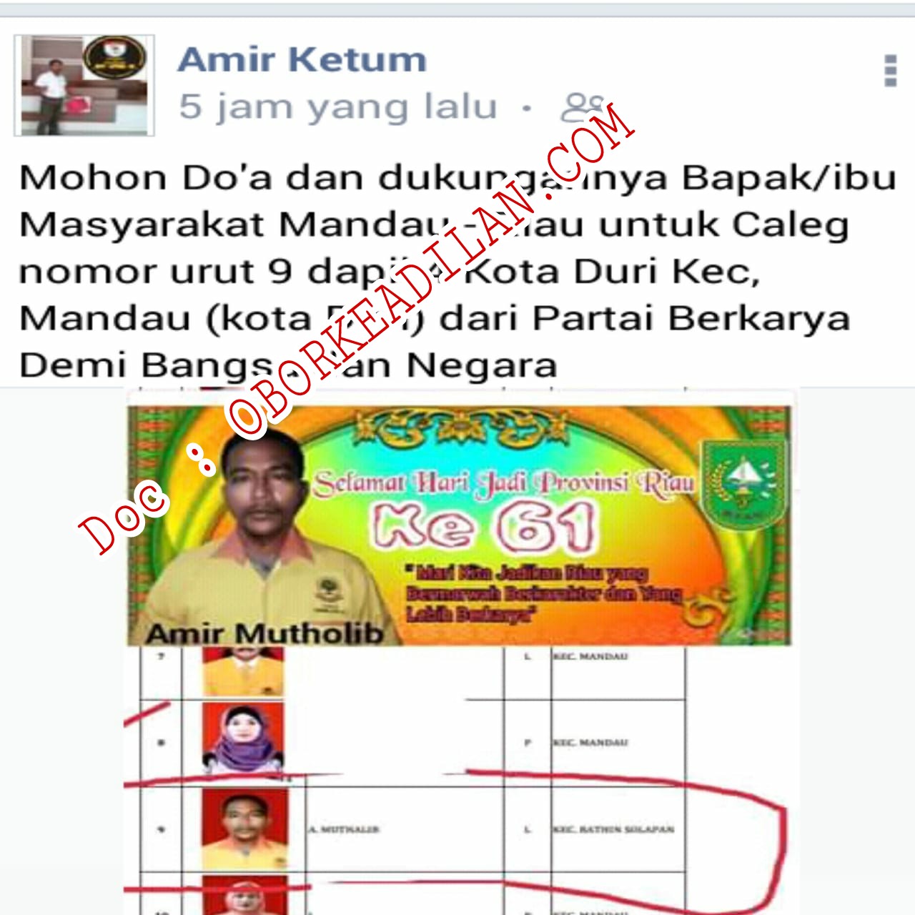 Panwaslu Mandau Sebutkan Akan Panggil Oknum Bacaleg Nakal ! Kalau Terbukti Ada Unsur Pidana Akan Kita Limpahkan Ke Sentra Gakumdu