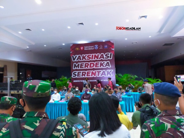 Presiden RI Pantau Langsung Sinergitas Vaksin di Maha Vihara Duta Maitreya Batam