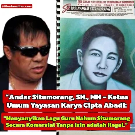 Breaking News, Warisan Budaya dan Hak Cipta: Lagu “Situmorang Na Bonggal” Dilarang Dikomersialkan Tanpa Izin