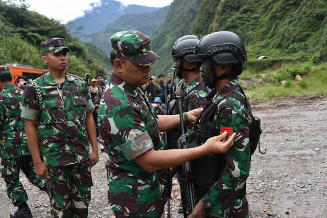 Lima Perwira TNI Satgas Penanggulangan KKB Tolak Naik Pangkat