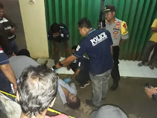 Tewas Pemred Sebuah Media Online Lokal Bekasi Dipinggir Ruko