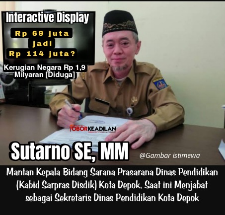 Korupsi Terbuka Di Disdik Depok, Pengadaan Audio Interactive Display 