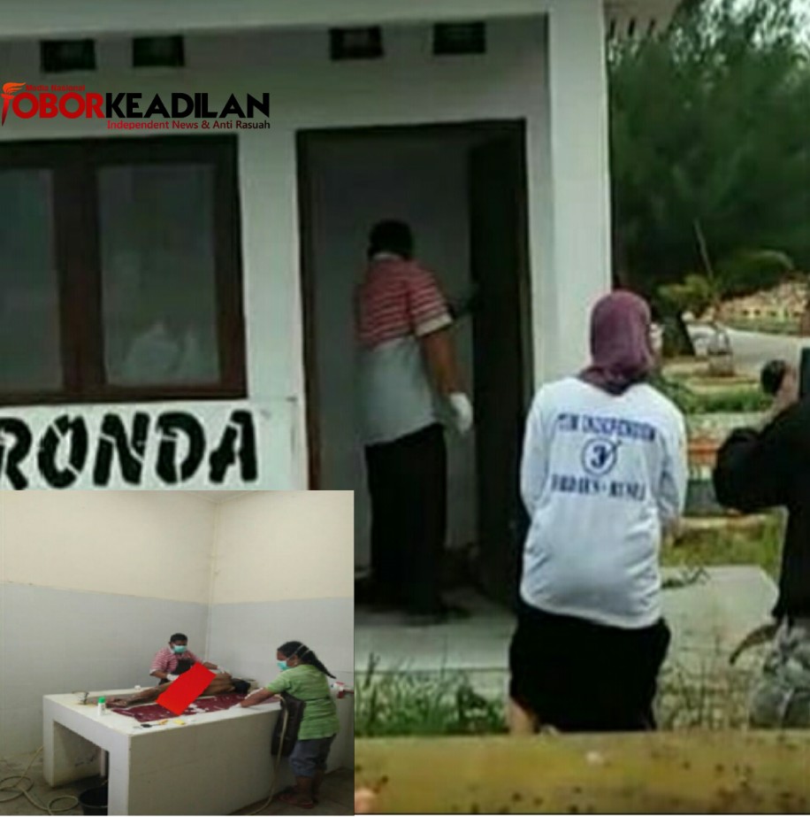 Gempar ! Warga Duri Dihebohkan Dengan Penemuan Mayat Tanpa Busana Di Dalam Pos Ronda Depan Gedung LAM R Duri