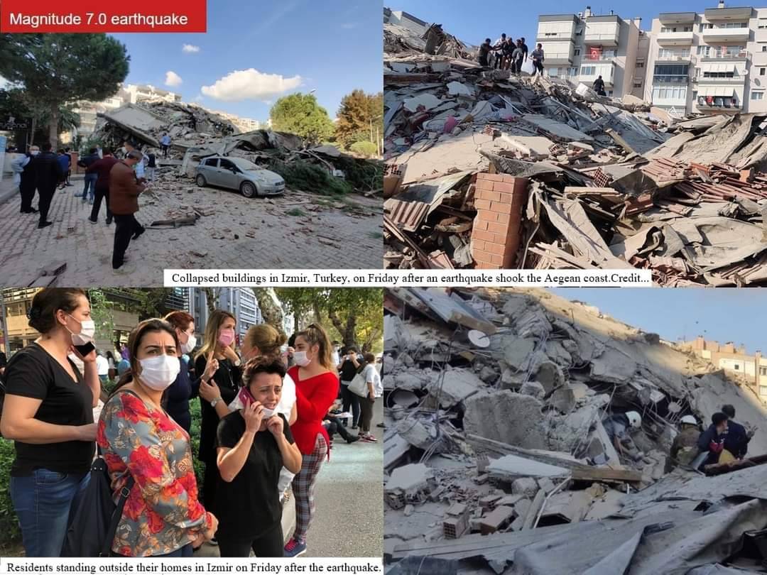 Breaking News: Turki Dilanda Gempa 7,0 Magnitudo dan Tsunami Gedung-gedung Hancur