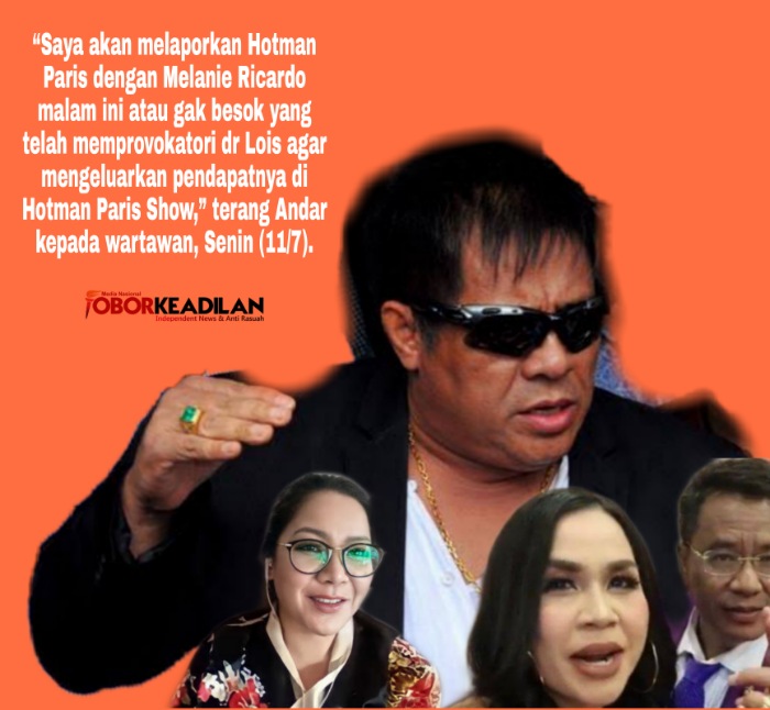 Andar GACD: Laporkan Hotman Paris dan Melani Ricado menyusul Tersangka Dr Lois