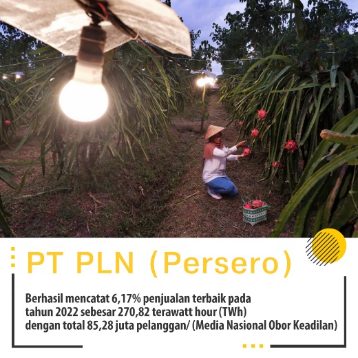 PLN Catat Kenaikan Penjualan Listrik 6,17 Persen Tahun 2022