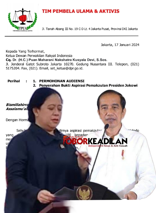 PEMAKZULAN JOKOWI ADALAH ASPIRASI YANG SAH, LEGAL & KONSTITUSIONAL