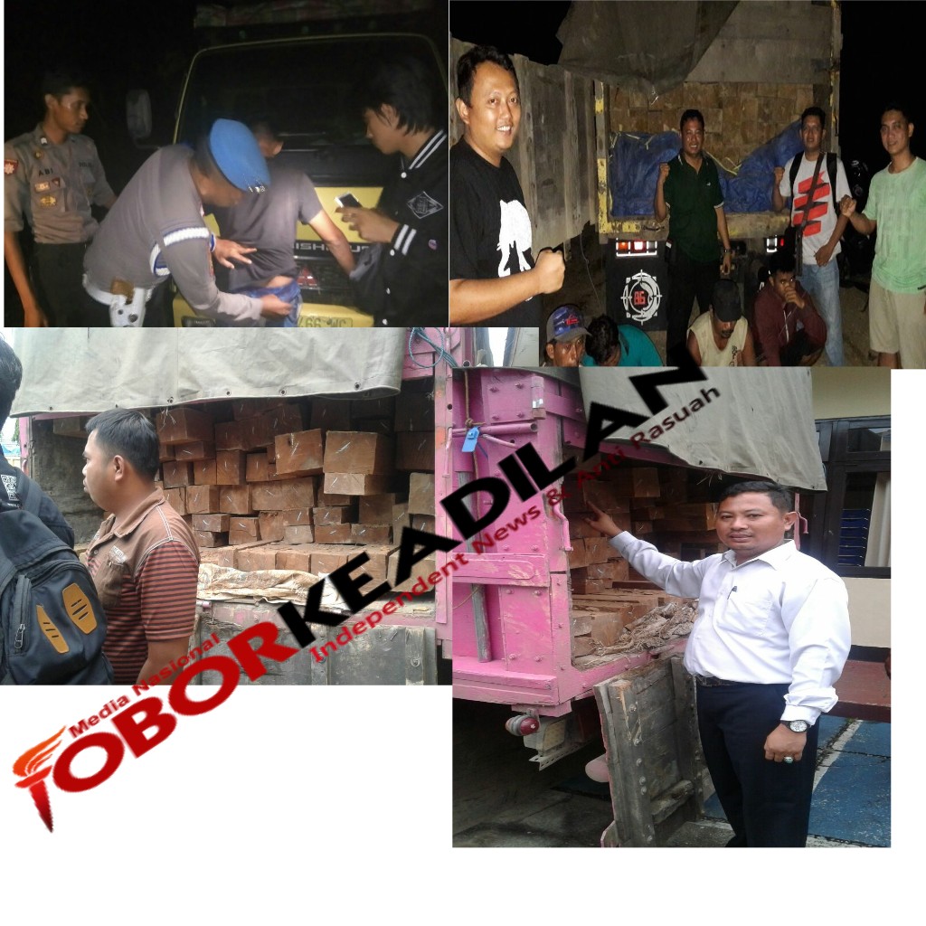 POLRES BARITO UTARA BERHASIL AMANKAN KAYU ILLEGAL JENIS BALAU