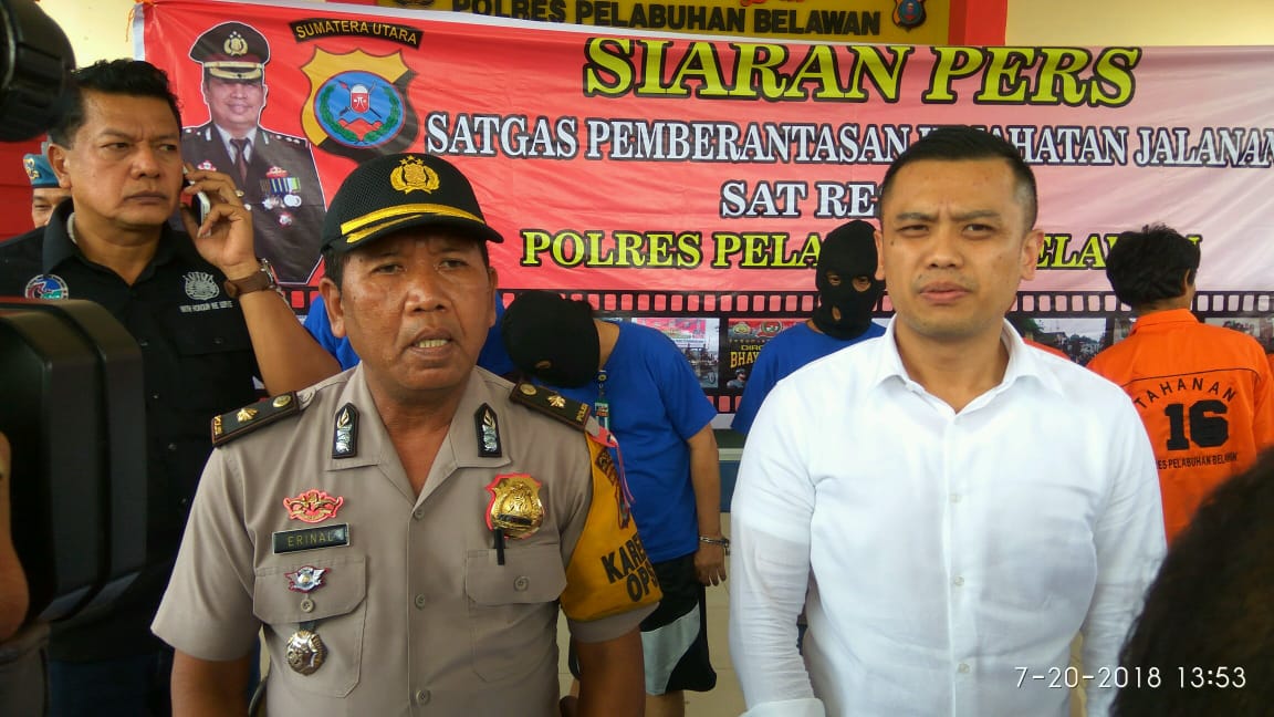 Dalam Seminggu Polres Pelabuhan Belawan Amankan 19 Pelaku Tindak Kejahatan Jalanan
