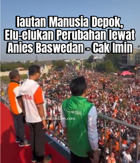 Gak Bahaya Tah? Ratusan Ribu Masa AMIN [Anies Cak Imin] Berjubel di GDC Meminta Perubahan 