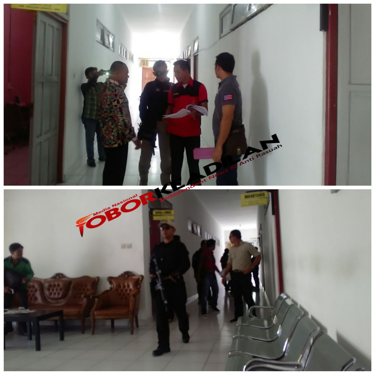Satreskrim Pulpis Geledah Kantor Disperindagkop dan UMKM terkait dugaan Korupsi Proyek Pasar Handep Hapakat Tahun 2016