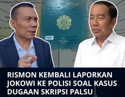 Dr. Rismon Resmi Laporkan Joko Widodo dan Rektor UGM Ova Emilia ke Polda DIY atas Dugaan Pemalsuan Skripsi dan Ijazah
