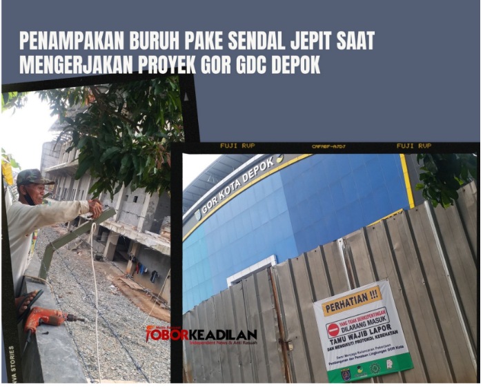 Finishing Proyek GOR GDC Depok Telan Anggaran Rp 12 Miliar, Kontaktornya Sama Pelaksana Turap Ilegal 2019