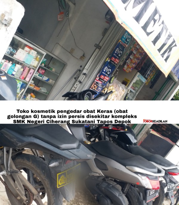 Bawa-bawa Nama Polda Metro, RT RW Pengedar Obat Daftar G Bebas di Ciherang Gas Alam Depok