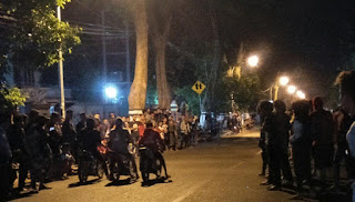 Balap Liar Sepanjang Jalan RS. Purut - Tamanan Kota Pasuruan Seolah Luput Sentuhan Kepolisian 