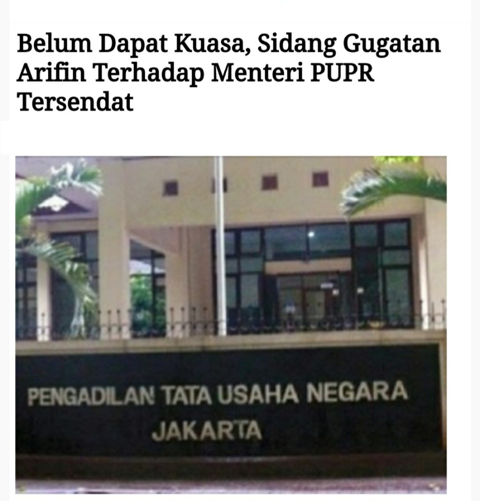 Makelar Jabatan Gentayangan Di Kementerian PUPR, Faktanya Mengalir Ke PTUN