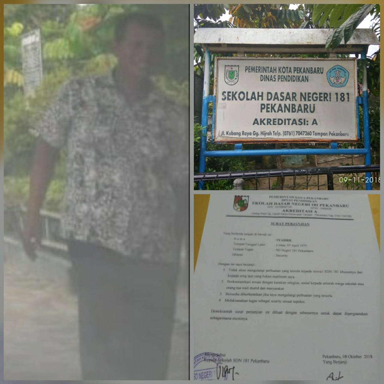 Diduga Tak Memiliki Nyali Pada Kepsek SDN 181,  Dinas Pendidikan Tutup Mata Terkait Kasus Dugaan Pelecehan Seksual