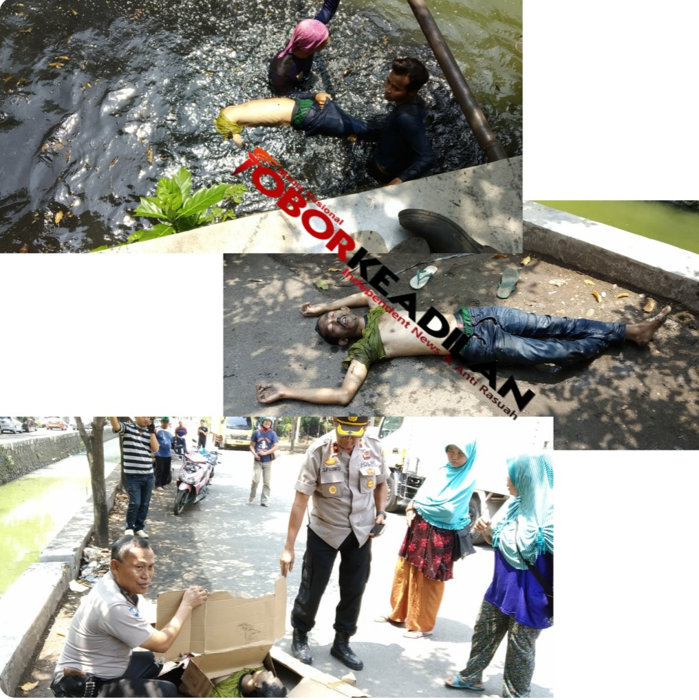 Tidur di Pinggir Kali, Hingga Jatuh dan Meninggal.