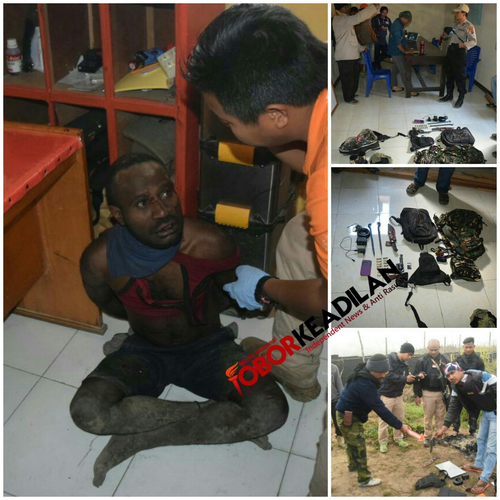 Polres Paniai Berhasil Ringkus Pelaku Pencurian Senpi