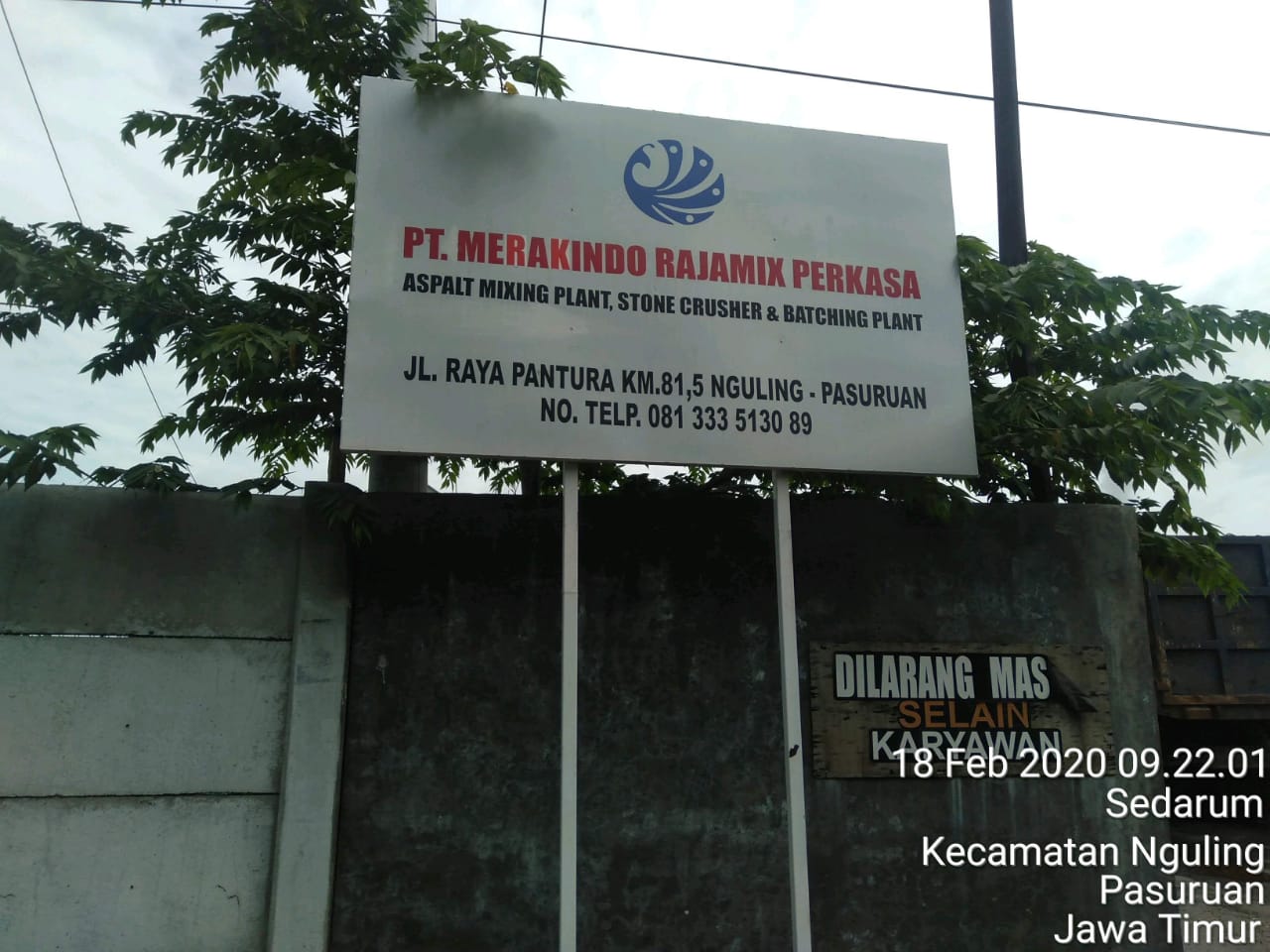 PT.Merakindo Rajamix perkasa di Nguling Dinilai Turut Pencemaran Lingkungan Hidup, Diduga Izinnya Abal-abal