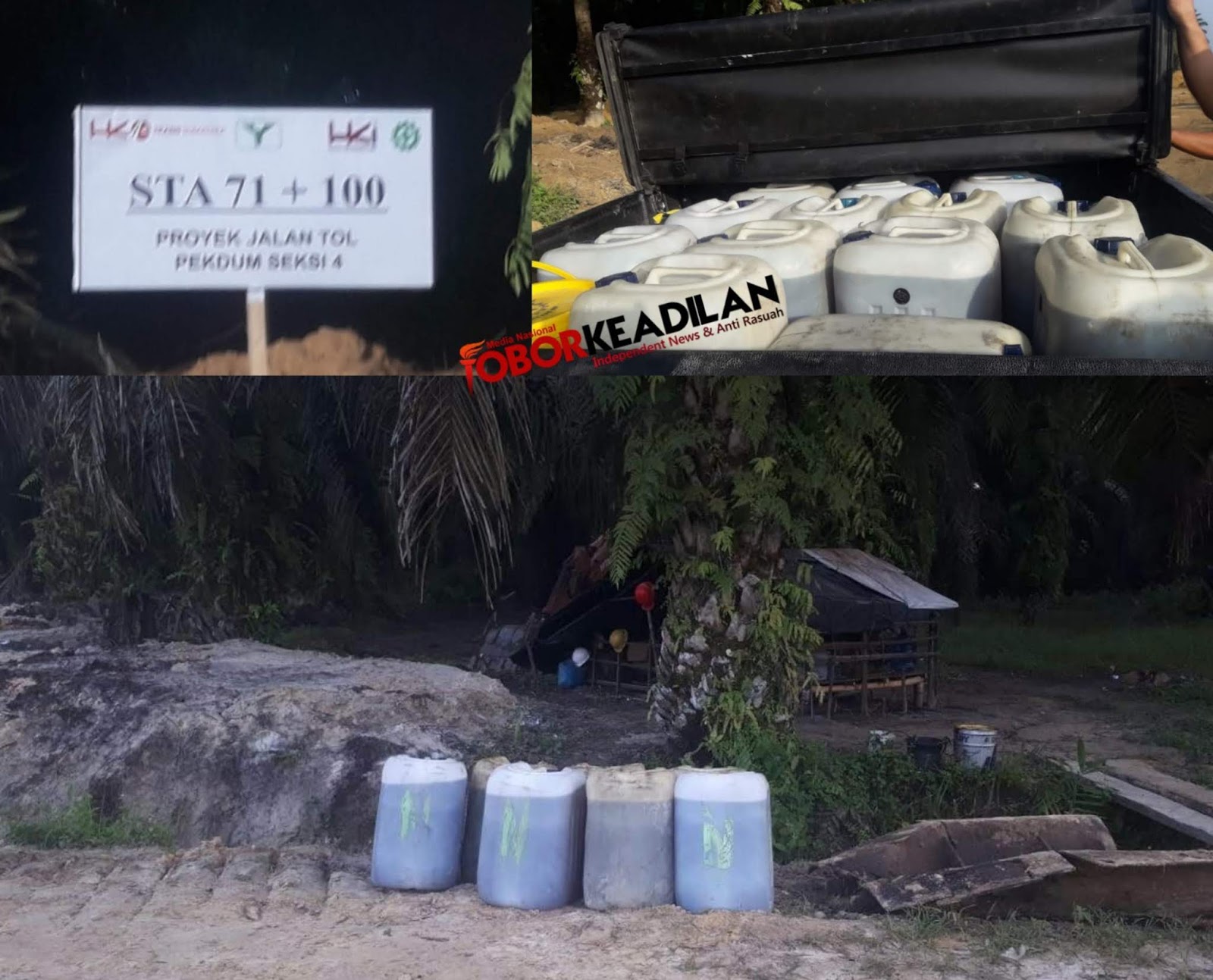 Bangun Tol Di Riau Dua Subcon Pake Solar Haram, Alias Hasil Curian