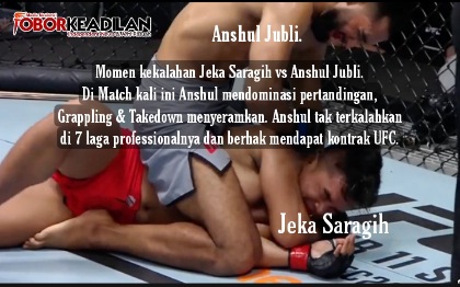 Jeka Saragih Petarung MMA, Tumbang Ditangan Lawan-nya Asal India Anshul Jubli, Ini Videonya 