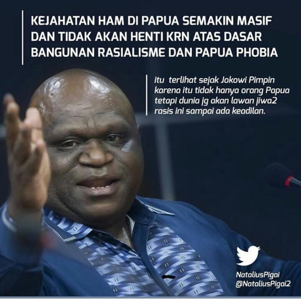 Natalius Pigai: “Dari Simbol Negara Bangsa OPM Tidak Menganut Ideologi Maut. Lahir Lebih Dulu dari NKRI, Bintang Kejora 1942, Merah Putih 1944”